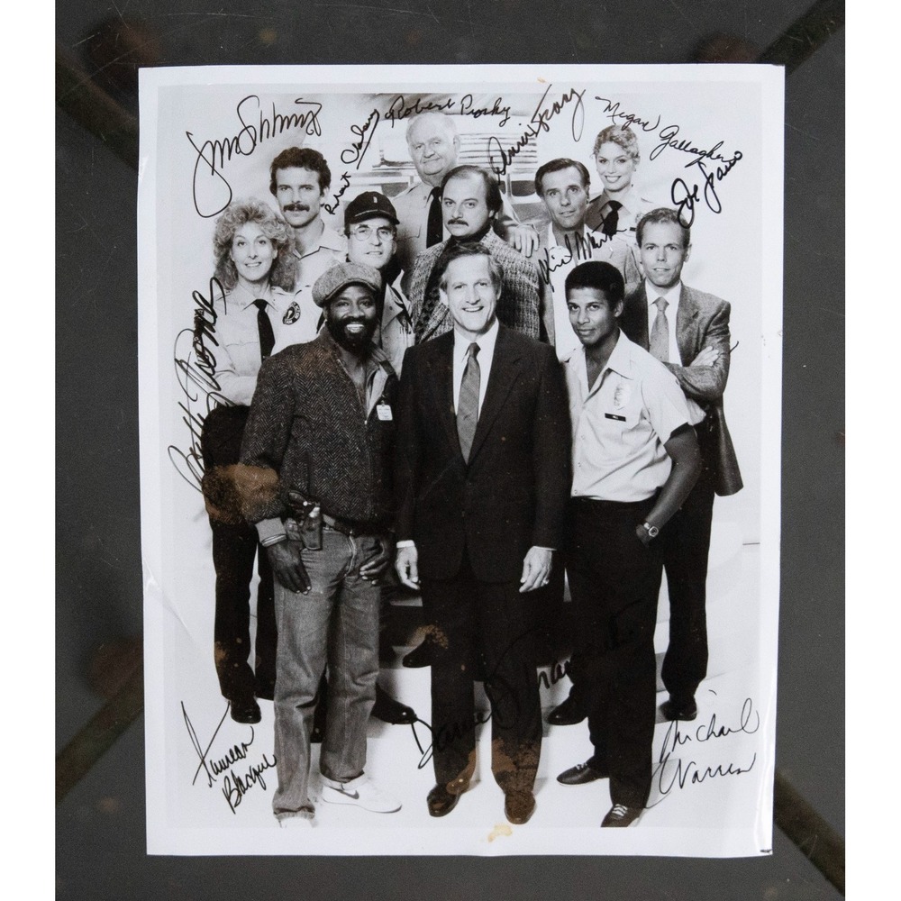 Vintage‎ Facsimile Signed Autographed Cast Photo Hill Street Blues